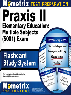 cover image of Praxis II Elementary Education: Multiple Subjects (5001) Exam Flashcard Study System